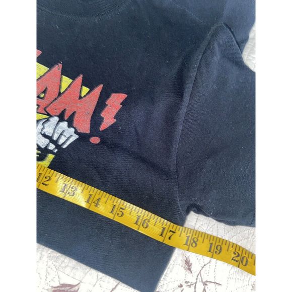 SHAZAM Captain Marvel‎ Bolt Graphic Tee DC Comics Black Superhero Men’s Small - Picture 5 of 5